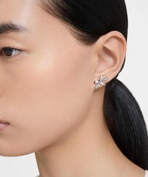 スワロフスキー Swarovski Volta スタッドピアス リボン スワロフスキー置物・アクセサリー専門店 ☆プラネタリウム☆