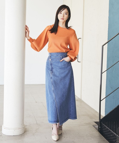 Andemiu（アンデミュウ）の「デニムリメイクフウスカート185844（スカート・レディース・ブルー・SMALL/MEDIUM）」の15枚目の写真