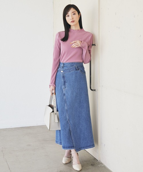 Andemiu（アンデミュウ）の「デニムリメイクフウスカート185844（スカート・レディース・ブルー・SMALL/MEDIUM）」の17枚目の写真