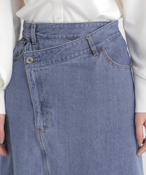 Andemiu（アンデミュウ）の「デニムリメイクフウスカート185844（スカート・レディース・ブルー・SMALL/MEDIUM）」の22枚目の写真