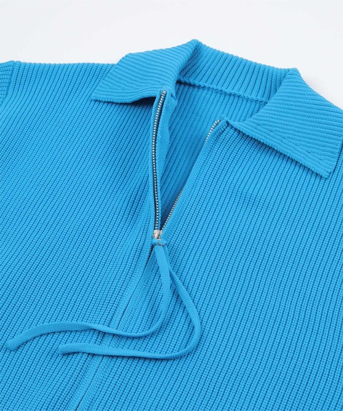 miette（ミエット）の「バルーンスリーブ襟付きニットブルゾン（ブルゾン・レディース・ブラック/アイボリー/ブルー/レッド/テラコッタ/ピンク・FREE）」の19枚目の写真