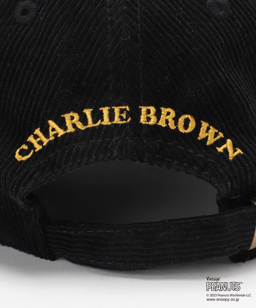 PEANUTS（ピーナッツ）の「【PEANUTS by relume / ピーナッツ】別注 刺繍 キャップ（キャップ・メンズ・ブラック/ベージュ/グリーン/ブルー系その他・FREE）」の12枚目の写真