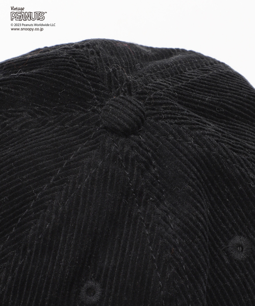 PEANUTS（ピーナッツ）の「【PEANUTS by relume / ピーナッツ】別注 刺繍 キャップ（キャップ・メンズ・ブラック/ベージュ/グリーン/ブルー系その他・FREE）」の22枚目の写真