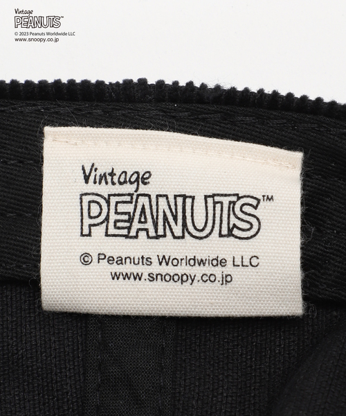PEANUTS（ピーナッツ）の「【PEANUTS by relume / ピーナッツ】別注 刺繍 キャップ（キャップ・メンズ・ブラック/ベージュ/グリーン/ブルー系その他・FREE）」の13枚目の写真