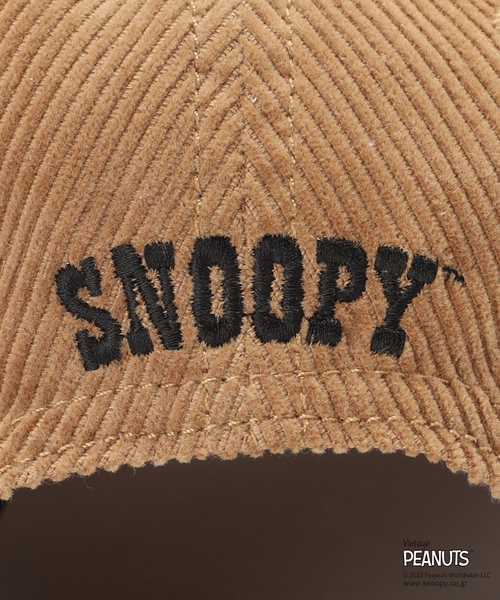 PEANUTS（ピーナッツ）の「【PEANUTS by relume / ピーナッツ】別注 刺繍 キャップ（キャップ・メンズ・ブラック/ベージュ/グリーン/ブルー系その他・FREE）」の10枚目の写真