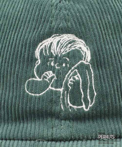 PEANUTS（ピーナッツ）の「【PEANUTS by relume / ピーナッツ】別注 刺繍 キャップ（キャップ・メンズ・ブラック/ベージュ/グリーン/ブルー系その他・FREE）」の17枚目の写真