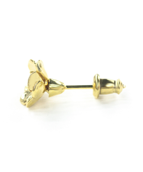 e.m.（イーエム）の「◆staygold◆ゴールドメッキシルバーフラワーピアス（ピアス（片耳用）・レディース・ゴールド・FREE）」の2枚目の写真