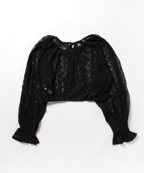 archives（アルシーヴ）の「ボリュームギャザーＶ開きブラウス（シャツ/ブラウス・レディース・アイボリー/ブラック/ブルー・MEDIUM）」の16枚目の写真