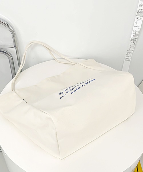 florist（フローリスト）の「【大容量】ビビッドカラー×キャンバスカジュアルトートバッグ（トートバッグ・レディース・グリーン/オレンジ/オフホワイト/ベージュ/ピンク・FREE）」の15枚目の写真