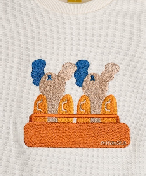 moimoln（モイモルン）の「マグジャガードスウェット（スウェット・キッズ・アイボリー・90cm/100cm/110cm/120cm）」の4枚目の写真