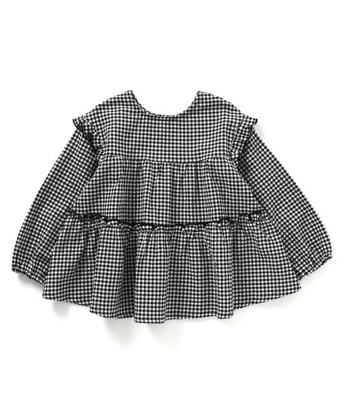 BREEZE（ブリーズ）の「ティアードチュニック（チュニック・キッズ・ブラック/レッド・110/130/120/100/140/90）」の9枚目の写真