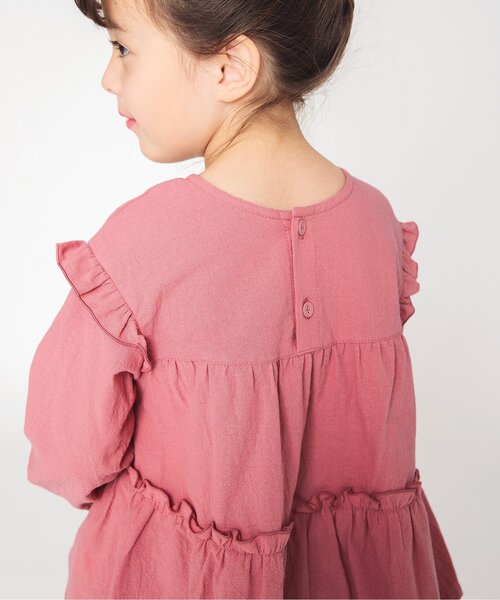 BREEZE（ブリーズ）の「ティアードチュニック（チュニック・キッズ・ブラック/レッド・110/130/120/100/140/90）」の10枚目の写真