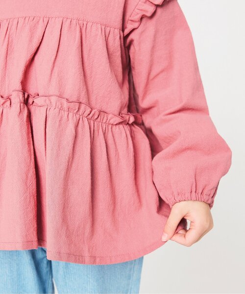 BREEZE（ブリーズ）の「ティアードチュニック（チュニック・キッズ・ブラック/レッド・110/130/120/100/140/90）」の11枚目の写真