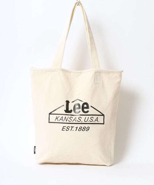 Lee（リー）の「Lee（リー）ハウスマークブランドロゴプリント デニム・キャンバストートバッグ メンズ レディース ユニセックス（トートバッグ・レディース・オフホワイト/グレー/ネイビー/ブラック・FREE）」の5枚目の写真