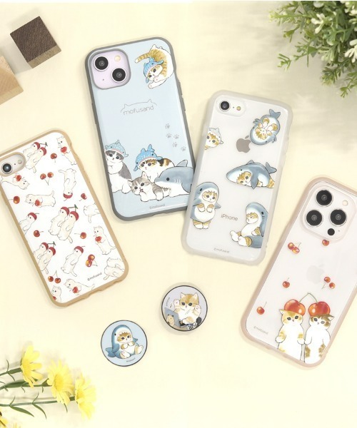 A BAG OF CHIPS（アバッグオブチップス）の「mofusand/モフサンド　POCOPOCO スマホスタンド（スマホグッズ・レディース・ライトグレー/ライトブルー・ONE SIZE）」の6枚目の写真