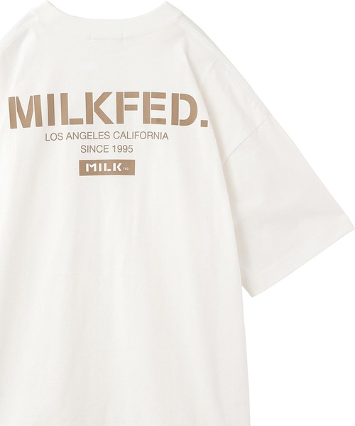 MILKFED.（ミルクフェド）の「BAR AND STENCIL LOGO WIDE S/S