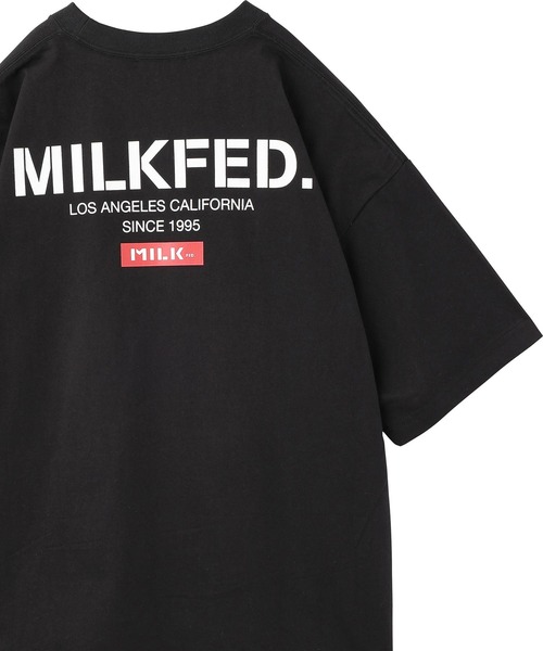 MILKFED.（ミルクフェド）の「BAR AND STENCIL LOGO WIDE S/S