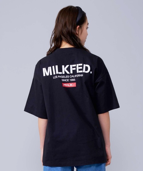 MILKFED.（ミルクフェド）の「BAR AND STENCIL LOGO WIDE S/S