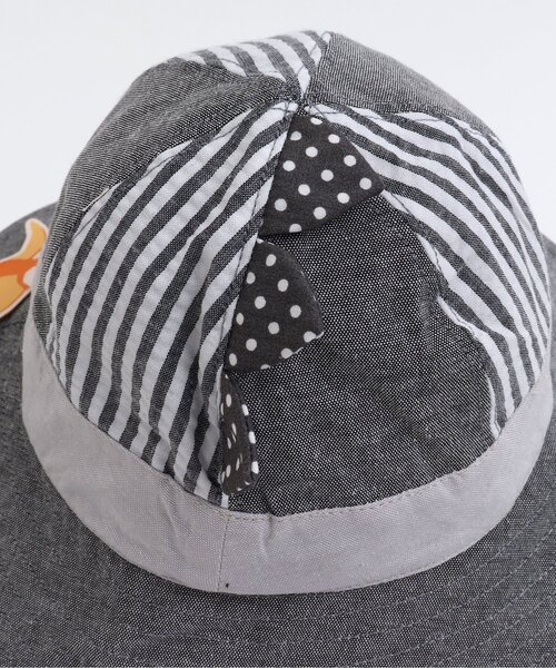 BIT'Z（ビッツ）の「日よけハット（ハット・キッズ・ブルー/カーキ/ブラック・48/52/50/54）」の6枚目の写真