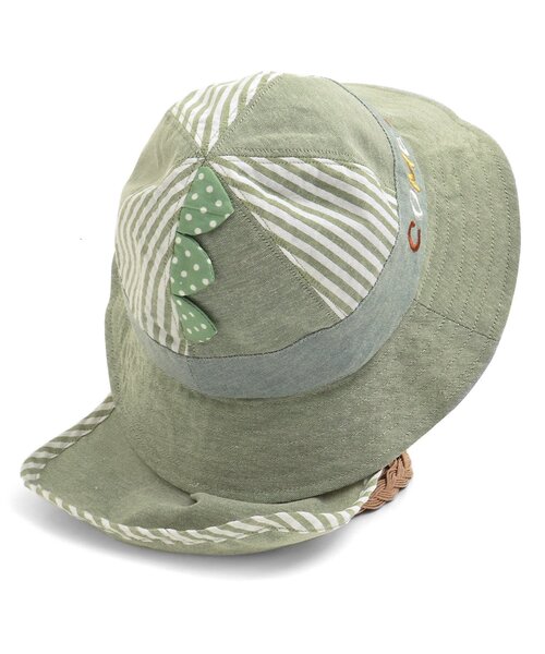 BIT'Z（ビッツ）の「日よけハット（ハット・キッズ・ブルー/カーキ/ブラック・48/52/50/54）」の8枚目の写真