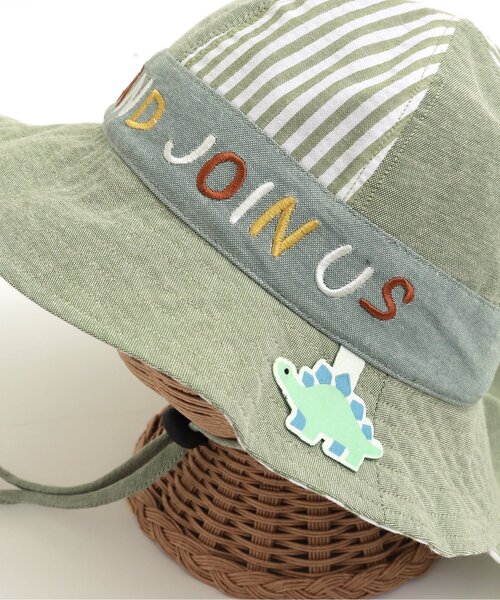 BIT'Z（ビッツ）の「日よけハット（ハット・キッズ・ブルー/カーキ/ブラック・48/52/50/54）」の11枚目の写真