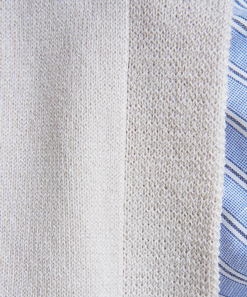 ikka（イッカ）の「【2点セット】ニットベストシャツワンピセット（ワンピース・レディース・グレー/ベージュ/ブラック・S/M/L）」の20枚目の写真