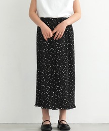 coca（coca） | キッズ 親子お揃い楊柳プリーツドット柄スカート(スカート)