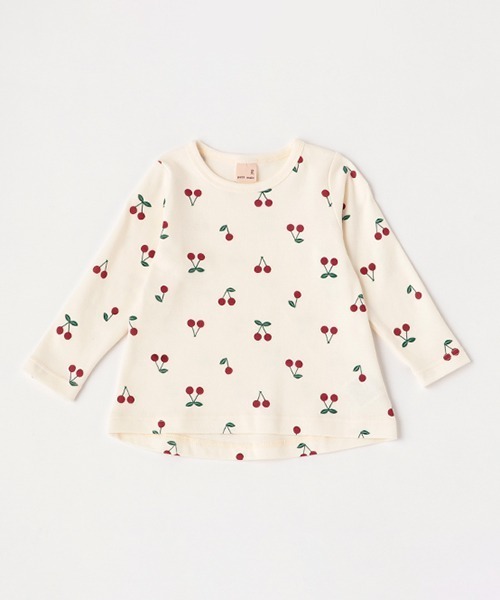 petit main(プティマイン)の「【プティプラ】GIRLS長袖Tシャツ(Tシャツ/カットソー・キッズ・イエロー/ラベンダー/レッド/ライトピンク/サックスブルー/アイボリー/オフホワイト/ネイビー・100cm/120cm/80cm/90cm/130cm/110cm)」の8枚目の写真