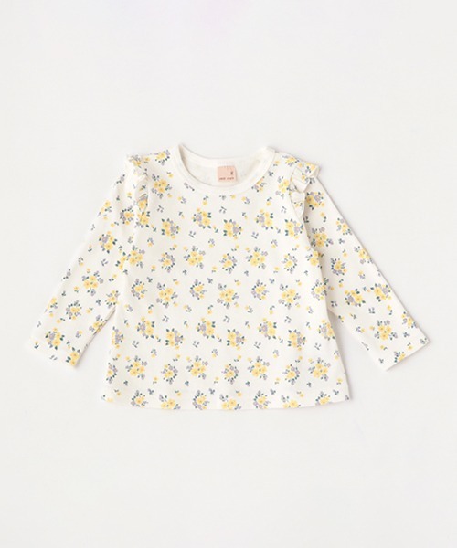 petit main(プティマイン)の「【プティプラ】GIRLS長袖Tシャツ(Tシャツ/カットソー・キッズ・イエロー/ラベンダー/レッド/ライトピンク/サックスブルー/アイボリー/オフホワイト/ネイビー・100cm/120cm/80cm/90cm/130cm/110cm)」の7枚目の写真