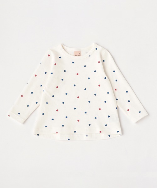 petit main(プティマイン)の「【プティプラ】GIRLS長袖Tシャツ(Tシャツ/カットソー・キッズ・イエロー/ラベンダー/レッド/ライトピンク/サックスブルー/アイボリー/オフホワイト/ネイビー・100cm/120cm/80cm/90cm/130cm/110cm)」の12枚目の写真