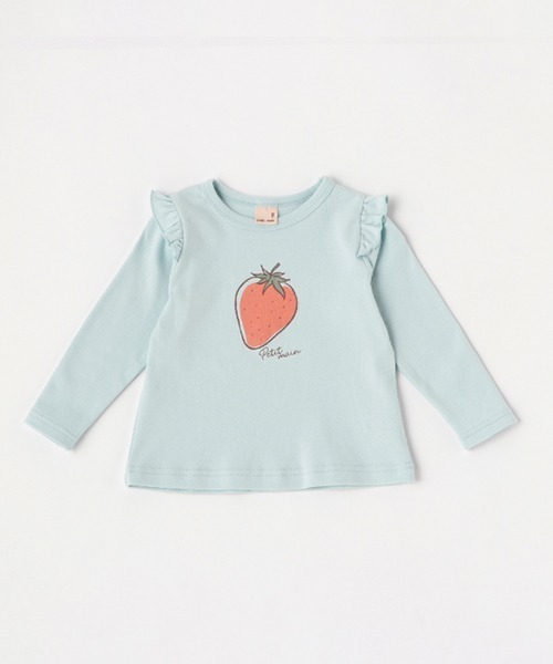 petit main(プティマイン)の「【プティプラ】GIRLS長袖Tシャツ(Tシャツ/カットソー・キッズ・イエロー/ラベンダー/レッド/ライトピンク/サックスブルー/アイボリー/オフホワイト/ネイビー・100cm/120cm/80cm/90cm/130cm/110cm)」の15枚目の写真