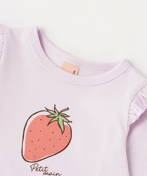 petit main(プティマイン)の「【プティプラ】GIRLS長袖Tシャツ(Tシャツ/カットソー・キッズ・イエロー/ラベンダー/レッド/ライトピンク/サックスブルー/アイボリー/オフホワイト/ネイビー・100cm/120cm/80cm/90cm/130cm/110cm)」の19枚目の写真