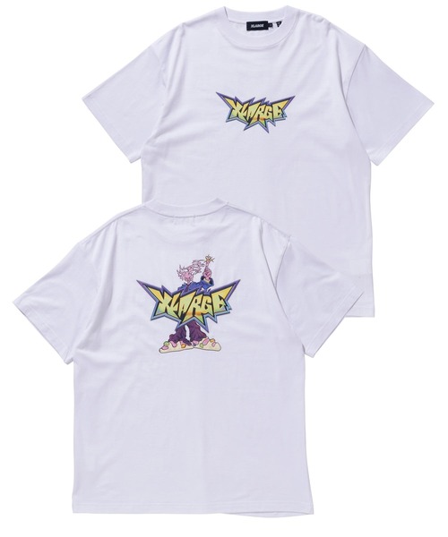 XLARGE（エクストララージ）の「BURNING MONSTER 1 S/S TEE（Tシャツ/カットソー・メンズ・ブラウン/ブラック/ホワイト・L/XL/M/S）」の2枚目の写真