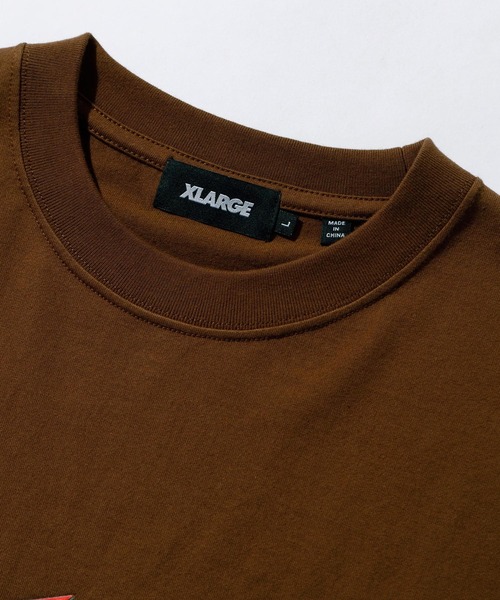 XLARGE（エクストララージ）の「BURNING MONSTER 1 S/S TEE（Tシャツ/カットソー・メンズ・ブラウン/ブラック/ホワイト・L/XL/M/S）」の7枚目の写真