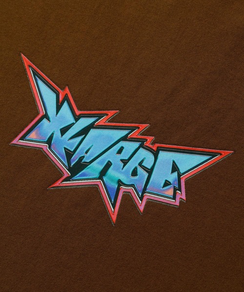 XLARGE（エクストララージ）の「BURNING MONSTER 1 S/S TEE（Tシャツ/カットソー・メンズ・ブラウン/ブラック/ホワイト・L/XL/M/S）」の8枚目の写真