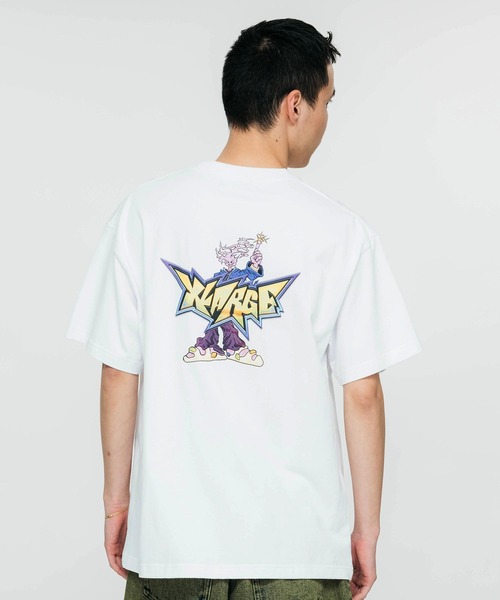 XLARGE（エクストララージ）の「BURNING MONSTER 1 S/S TEE（Tシャツ/カットソー・メンズ・ブラウン/ブラック/ホワイト・L/XL/M/S）」の11枚目の写真