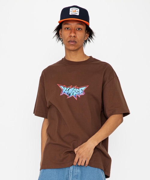 XLARGE（エクストララージ）の「BURNING MONSTER 1 S/S TEE（Tシャツ/カットソー・メンズ・ブラウン/ブラック/ホワイト・L/XL/M/S）」の16枚目の写真