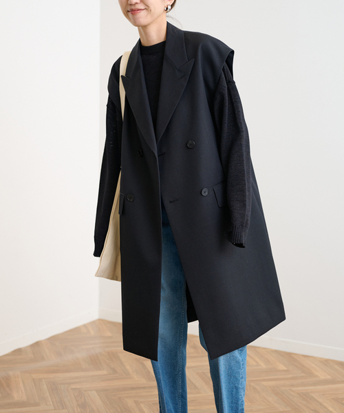 セール】【LOEFF/ロエフ】ロングベスト（ベスト）｜FRAMeWORK