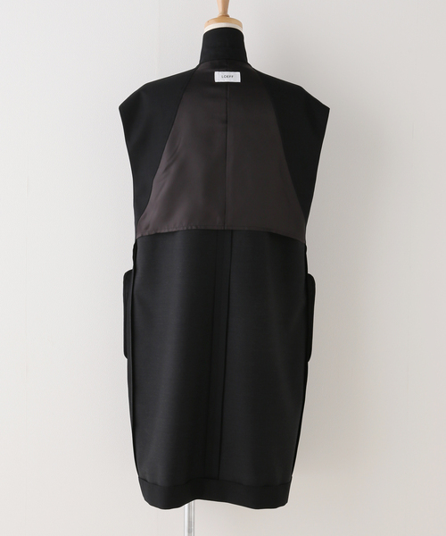 【新品】現行　タグ付き　23区L　大きいサイズ　ストライプ　ロングベスト　44 セール】【LOEFF/ロエフ】ロングベスト（ベスト）｜FRAMeWORK