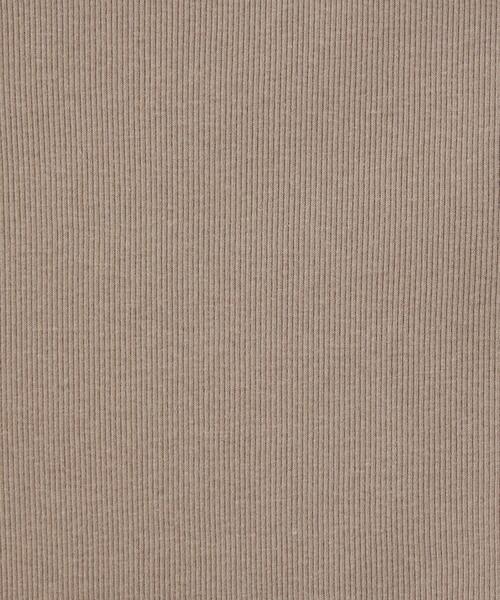 green label relaxing（グリーンレーベルリラクシング）の「Re`ep Cotton リープコットン リブ タンクトップ（タンクトップ・レディース・ブラック/ホワイト/モカ・FREE）」の13枚目の写真