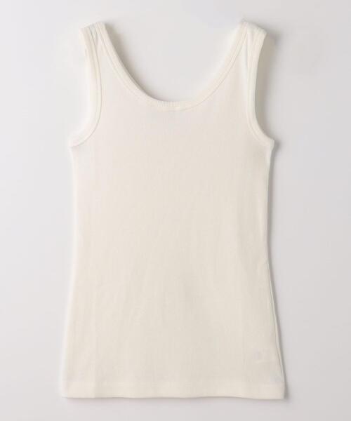 green label relaxing（グリーンレーベルリラクシング）の「Re`ep Cotton リープコットン リブ タンクトップ（タンクトップ・レディース・ブラック/ホワイト/モカ・FREE）」の19枚目の写真