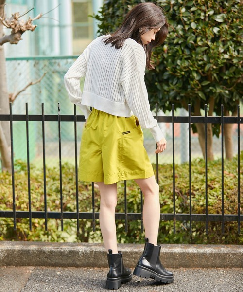 VIS(ビス)の「【GRAMICCI/グラミチ】VIS別注 ACTIVE SHELLスカショ【洗える・撥水】(スラックス・レディース・ブラック/イエロー系その他・M/S)」の7枚目の写真