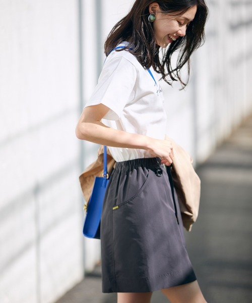 VIS(ビス)の「【GRAMICCI/グラミチ】VIS別注 ACTIVE SHELLスカショ【洗える・撥水】(スラックス・レディース・ブラック/イエロー系その他・M/S)」の12枚目の写真