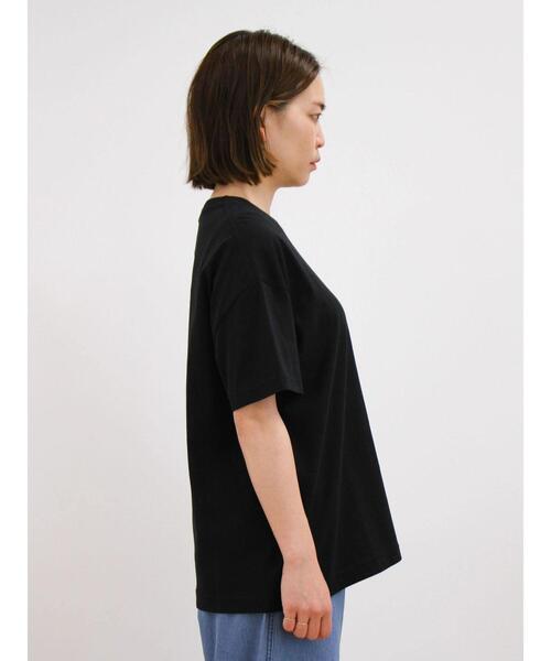 CRAFT STANDARD BOUTIQUE(クラフトスタンダードブティック)の「ワンポイント刺繍Tee(Tシャツ/カットソー・レディース・ホワイト/ブラック・M/L)」の6枚目の写真