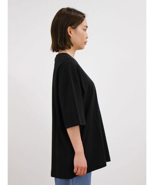 CRAFT STANDARD BOUTIQUE(クラフトスタンダードブティック)の「ワンポイント刺繍Tee(Tシャツ/カットソー・レディース・ホワイト/ブラック・M/L)」の9枚目の写真
