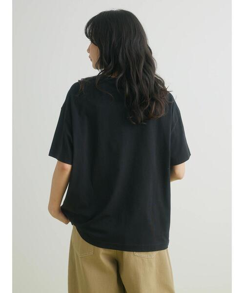 CRAFT STANDARD BOUTIQUE(クラフトスタンダードブティック)の「ワンポイント刺繍Tee(Tシャツ/カットソー・レディース・ホワイト/ブラック・M/L)」の13枚目の写真