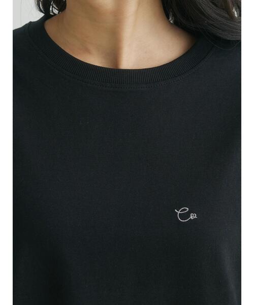 CRAFT STANDARD BOUTIQUE(クラフトスタンダードブティック)の「ワンポイント刺繍Tee(Tシャツ/カットソー・レディース・ホワイト/ブラック・M/L)」の15枚目の写真
