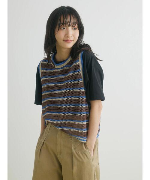 CRAFT STANDARD BOUTIQUE(クラフトスタンダードブティック)の「ワンポイント刺繍Tee(Tシャツ/カットソー・レディース・ホワイト/ブラック・M/L)」の21枚目の写真
