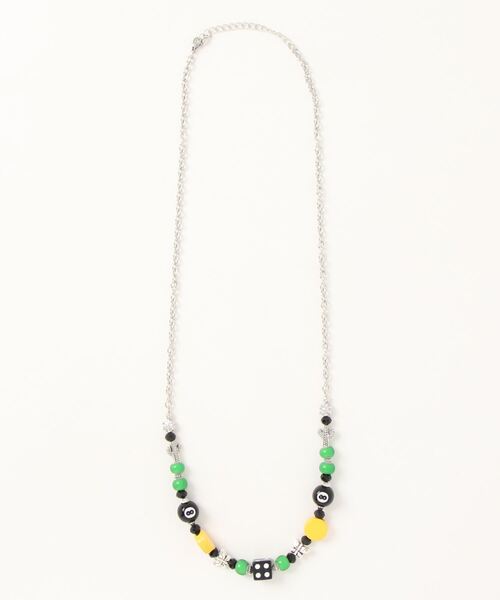SMILEY FACE（スマイリーフェイス）の「【SMILEY FACE スマイリーフェイス】モチーフミックス スマイル チャーム ネックレス ハンドメイド（ネックレス・メンズ・D/F/A/E/B・FREE）」の4枚目の写真