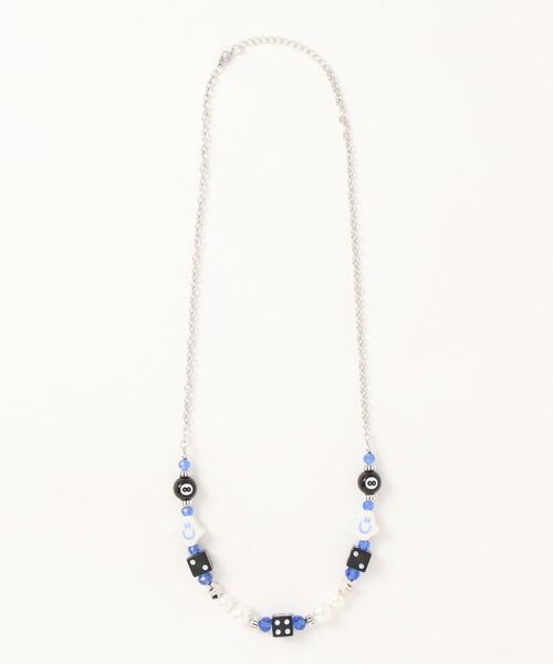 SMILEY FACE（スマイリーフェイス）の「【SMILEY FACE スマイリーフェイス】モチーフミックス スマイル チャーム ネックレス ハンドメイド（ネックレス・メンズ・D/F/A/E/B・FREE）」の5枚目の写真